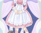 Vtuber風キャラクターパーツ分け済みをかきます Vtuberやゲームキャラのようなテイストのイラストや立ち絵 イメージ2