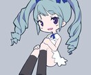 SNSなどで使えるキャラクターアイコン描きます 色で絵のイメージを作り、個性あるイラストを作成します イメージ1