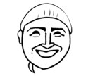 シンプルなモノクロ線画似顔絵をお描きします SNSのプロフィールアイコンに最適！名刺にもどうぞ。 イメージ9
