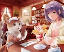 OPからEDまでシンプルな手描きアニメを制作します ■ループアニメーションを入れた一通りの動画を作ります■ イメージ10