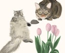 温かみのあるペットや動物のイラストを描きます リアルで温かみの温かみのある水彩イラスト イメージ3