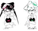 SNS/動画等のアイコン/イラストお描きします 自分専用の絵が欲しい、動画を栄えさせるイラストが欲しい方に イメージ6