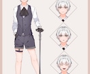 4月末まで特別価格 動画用・ゲーム用立ち絵描きます 商用利用OK 公式風イラストが得意です イメージ2