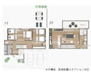 民泊等に◎家具込みで“魅せる”間取り図を制作します 民泊・ゲストハウス向け／イラスト間取り図で雰囲気伝える イメージ9
