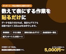 アンケート・申込データの集計を自動化します 受け取ったデータを集計とグラフまで イメージ1