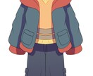 あなたのオリキャラを季節やシチュに合わせて描きます あなたのオリキャラをお借りして、1枚イラストに仕上げます！ イメージ3