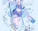 かわいい全身イラスト描きます キャラクターの魅力を引き出す可愛い全身イラストを描きます！ イメージ6