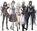 魅力的なキャラクター描きます キャラの見た目や設定にこだわりたい方、大歓迎！ イメージ2