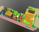 建築CAD図面から建築3Dモデル作成致します 条件により手書きスケッチからの3Dモデルも作成いたします。 イメージ4