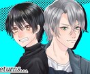 男性・少年のアイコン絵描きます あなた好みのイケメンを描かせてください! イメージ2