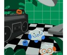 主線なし￤グッと目を引くイラストを制作します サムネイル・雑誌・MV・キービジュアル・一枚絵など イメージ3