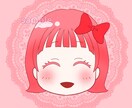 推しカラーアイコン描きます｜量産ちび・7色選べます 推しとお揃い色で“ちゃんと可愛い”アイコンに仕上げます♡ イメージ3