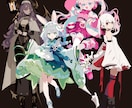 Vtuber・TRPG立ち絵、アイコンお描きします シンプルかつ精緻に描きます！アイコン/配信/TRPG イメージ9