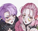 アイコン用のイラスト描きます SNS等に使用するアイコン用のイラストを描きます！ イメージ2