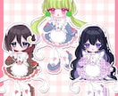 簡単ご依頼！メイドデフォルメイラストかきます オーダーシート＆容姿の分かる画像の２点提出 イメージ3