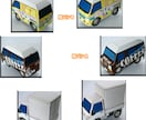 お店・会社のラッピングカーペーパークラフト作ります キッチンカーやデリバリーカーなどに、現在6車種から選べます。 イメージ8