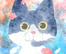 ポップ&キラキラにペットさん似顔絵描きます あなたのお家のペットさんの似顔絵を描きます✨最速当日♫ イメージ1