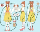 キャラデザ、立ち絵お描きします 自分だけのキャラクター立ち絵作ってみませんか？ イメージ6