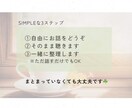 話すだけでOK｜一緒に気持ちや考えを整えます お話を傾聴し、気持ちの整理や心を軽くするお手伝いをします イメージ3