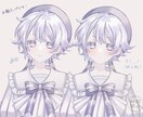 立ち絵の販売をいたします 白髪のかわいい子をデザインしました～！ イメージ1