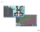 動画配信の配信背景を制作いたします vtuberの専用の配信背景のデザインを制作致します。 イメージ4