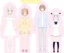 モニター様大募集⭐︎Live2Dモデル制作します キャラデザ〜モデリングまで¥21000で仕上げます！ イメージ2
