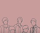 ロック画面にぴったりのオシャレイラストを描きます 世界で一枚だけのオーダーメイドが可能です。 イメージ1