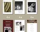 海外の雑誌風プロフィールブックをお作りいたします 上品なデザインでワンランク上の結婚式に〜◯⚪︎ イメージ4