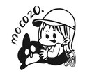 ペットや好きな動物のアイコン作成します デフォ系イラストで動物やペットと一緒に描きます！ イメージ1