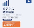 専門用語にも対応//ビジネス動画編集いたします 実績作り中につき3名様限定で特別価格でご案内中！ イメージ1
