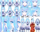 Live2D キャラデザ～モデリングまで制作します イケメン制作が得意なセルフ受肉配信者が作るLive2Dモデル イメージ10