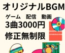 安くオリジナルBGM作ります ゲームや配信、動画などにおすすめ イメージ1