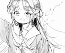 表情豊かな漫画風イラストを描きます アナログ線画の味を活かして丁寧に仕上げます イメージ1