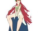 アオリ構図に特化した可愛いキャラクターを描きます 見上げる魅力をご依頼主へお届けします イメージ5