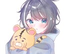 世界で1枚だけのSNS用アイコンお描きします キラキラしていて可愛い女の子のイラストをお描きします。 イメージ1
