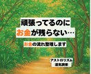 なぜかお金が残らない方へ｜お金の流れを整理ます お金の使い方・考え方のクセを整理して見直すリーディングです イメージ1