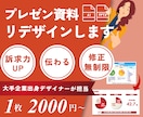 ラフでOK!プレゼン資料をリデザインします 大手企画部出身デザイナーが、伝わる、魅せるパワポに！ イメージ1