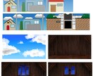 簡単な背景を描きます ゲーム背景などにオススメです！ イメージ1
