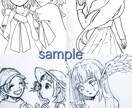 アイコン用等、用途に合わせイラスト描きます 好きなキャラ、オリジナルキャラ、似顔絵等ご要望お伺いします イメージ9