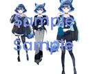Vtuber、IRIAMキャラクター制作します 用途に応じて立ち絵を描きます。パーツ分け、差分も可能です。 イメージ1