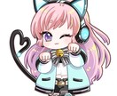 ミニキャラ・SDキャラ制作します 配信やグッズ販売、SNSアイコンなどにご使用いただけます。 イメージ6