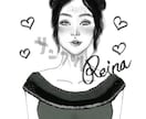白黒でシンプルなアイコン等を描きます お洒落でモノトーンなイラスト♡ イメージ1