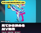 15秒の見本で確認｜曲に合わせて動くMV作ります 曲を作る側だから、「ここを見せたい」を大事にします イメージ2