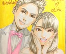 手描きの良さ・暖かさをお届け致しますます 結婚式の記念に、大切な方のプレゼントに イメージ2