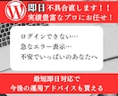 緊急対応 WordPressのエラーを復旧します ログインできずに困っていませんか？安心・丁寧に対応します！ イメージ1
