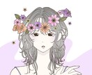 イラスト/アイコン作成　可憐なイラストを描きます お花モチーフの可愛いイラストを描きます。 イメージ1