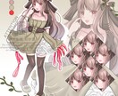 キャラクターデザイン・立ち絵制作します オーダーメイドで納得のいくデザインをご提供いたします。 イメージ1