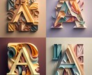 切り絵調のデジタルイラストを作成します 生き物やアルファベットを昇華して唯一無二の物ができます イメージ3