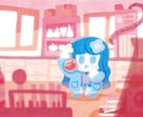 絵本の1ページのような一枚絵にします 頭の中にある、まだ絵になってない物語を、イラストに イメージ4