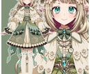 Live2D用パーツ分けイラスト描きます VTuberさんの立ち絵・待機用アニメなど！ イメージ1